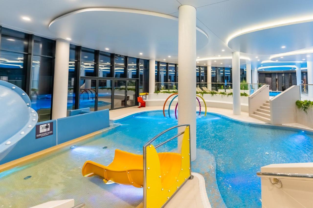 Wave, Polanki Aqua W Kolobrzegu, Free Garage, Swimming Pool, Sauna And Other! Lägenhet Exteriör bild